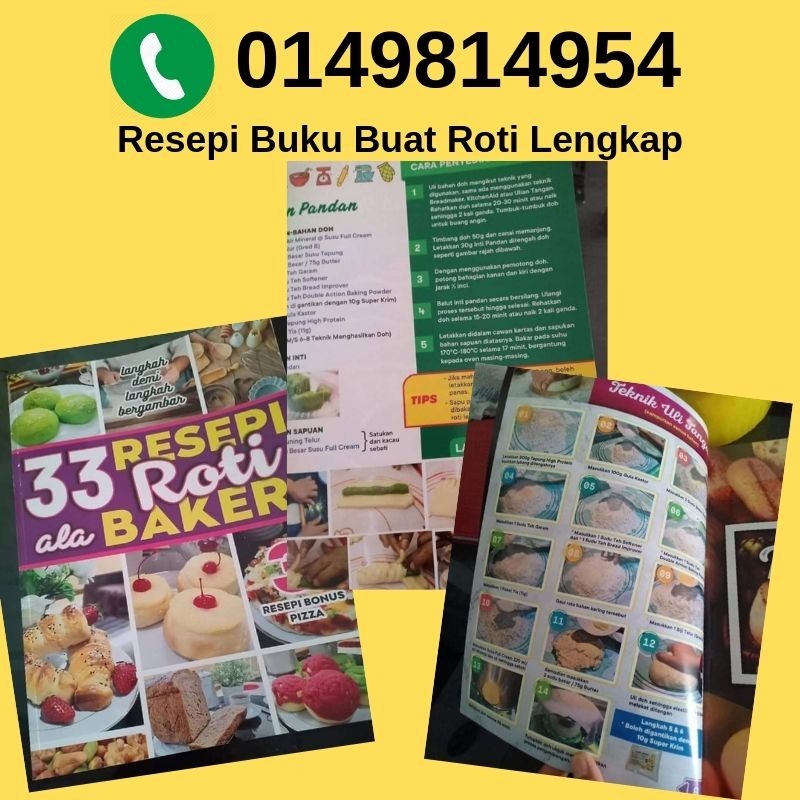 Mobile Capture Lead33 resepi roti ala bakeri